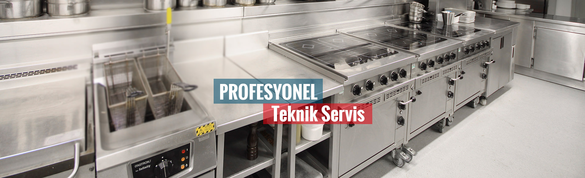 Profesyonel mutfak, eksiksiz çözüm.